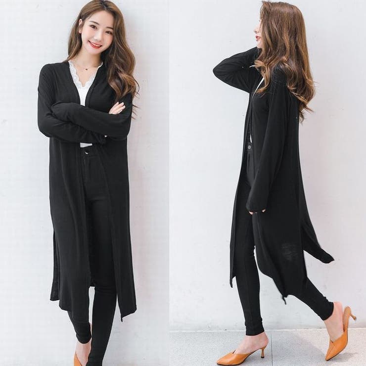 カーディガン 薄手 ロングカーデ | PlusNao | 詳細画像7 