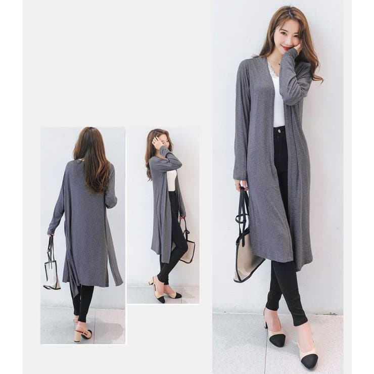 カーディガン 薄手 ロングカーデ | PlusNao | 詳細画像8 