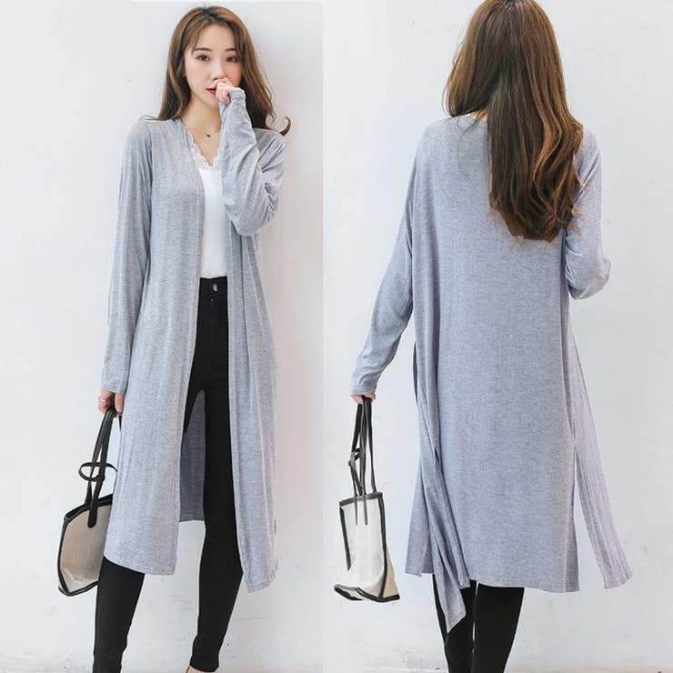 カーディガン 薄手 ロングカーデ | PlusNao | 詳細画像9 