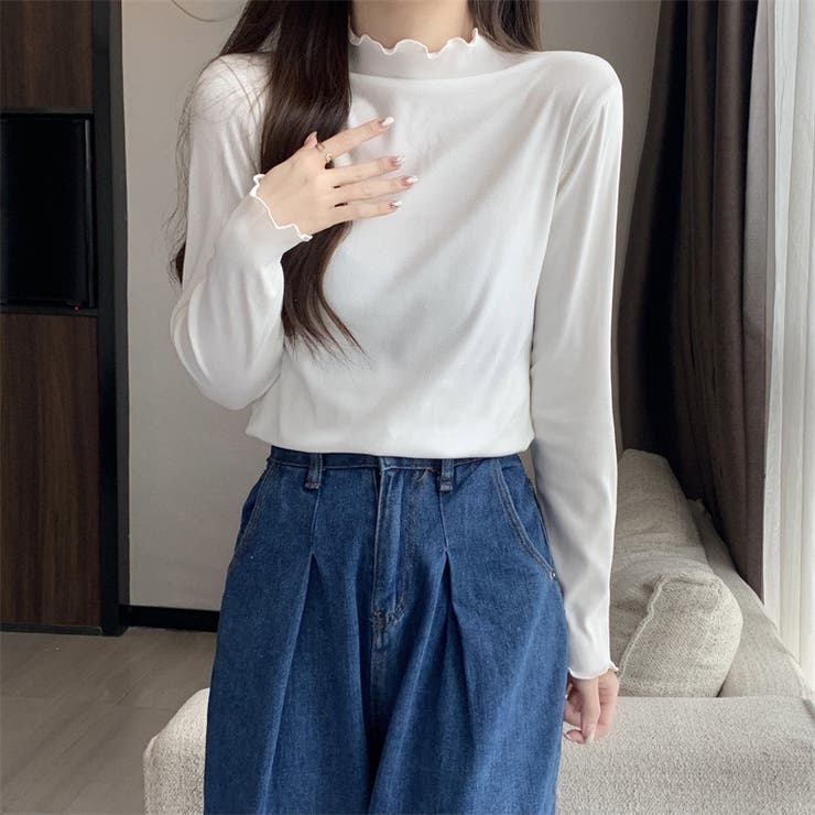 カットソー 長袖 ボトルネック | PlusNao | 詳細画像3 