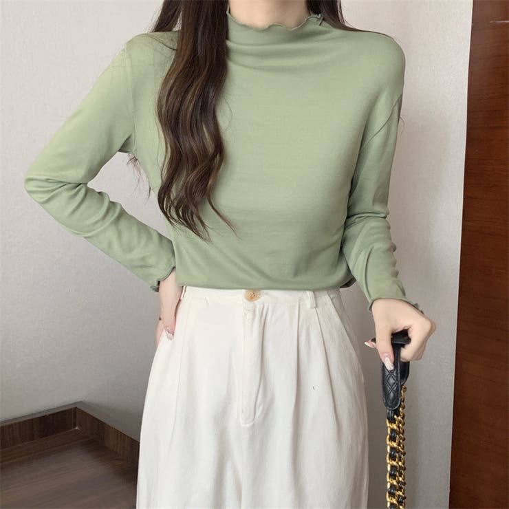 カットソー 長袖 ボトルネック | PlusNao | 詳細画像8 