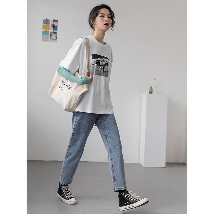 Tシャツ 長袖 ロングTシャツ | PlusNao | 詳細画像12 