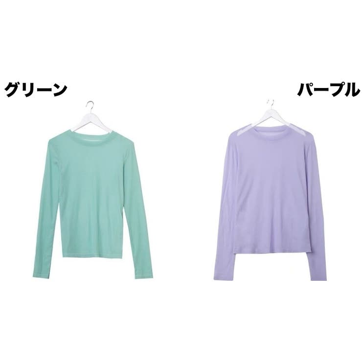 Tシャツ 長袖 ロングTシャツ | PlusNao | 詳細画像17 