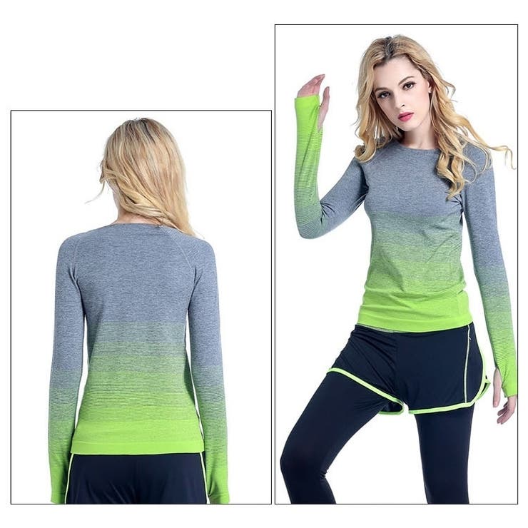 スポーツウェア Tシャツ ロンT | PlusNao | 詳細画像3 