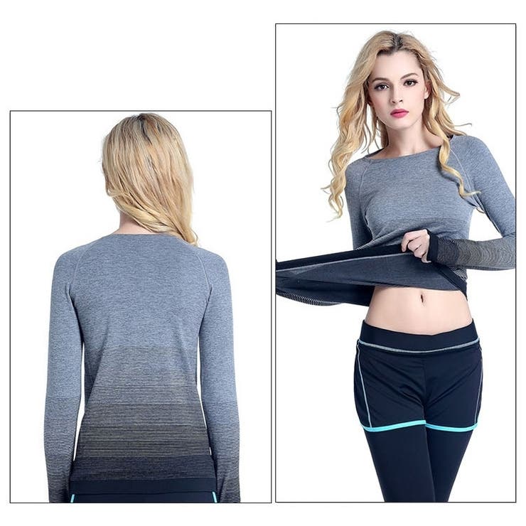 スポーツウェア Tシャツ ロンT | PlusNao | 詳細画像5 