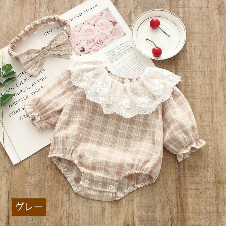 ロンパース ベビー服 ヘッドバンド付 | PlusNao | 詳細画像9 