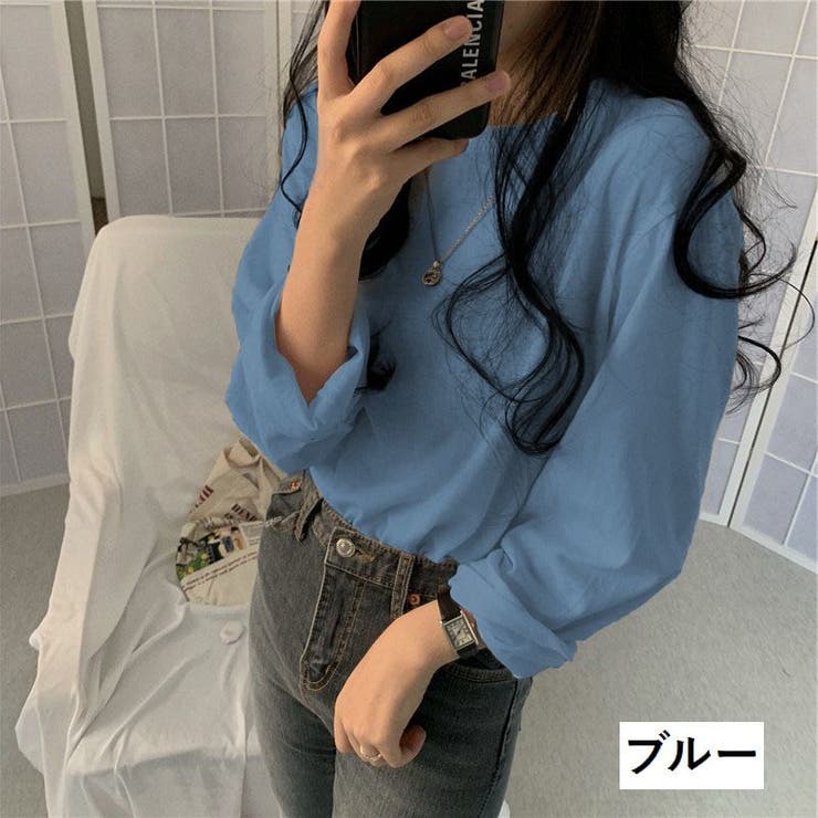 Tシャツ 長袖 クルーネック | PlusNao | 詳細画像8 
