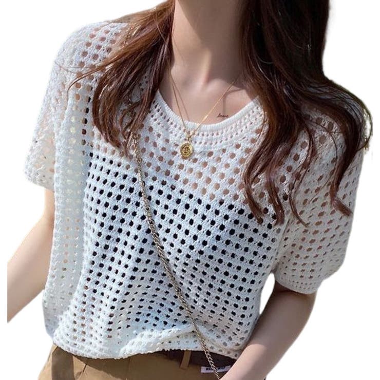 サマーニット 半袖 レディース | PlusNao | 詳細画像11 