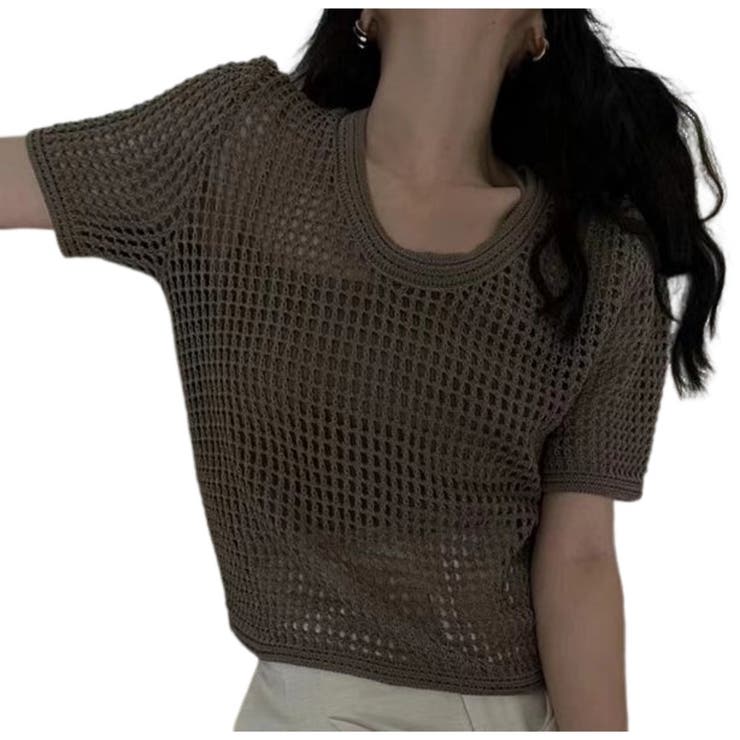 サマーニット 半袖 レディース | PlusNao | 詳細画像14 