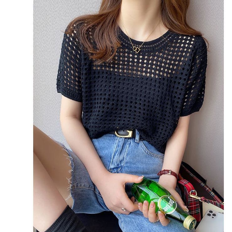 サマーニット 半袖 レディース | PlusNao | 詳細画像2 