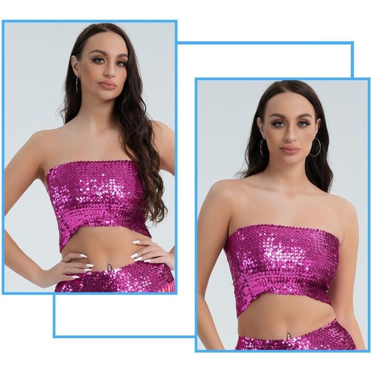 ダンス衣装 チューブトップ 女性用 | PlusNao | 詳細画像2 