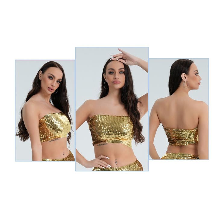 ダンス衣装 チューブトップ 女性用 | PlusNao | 詳細画像3 