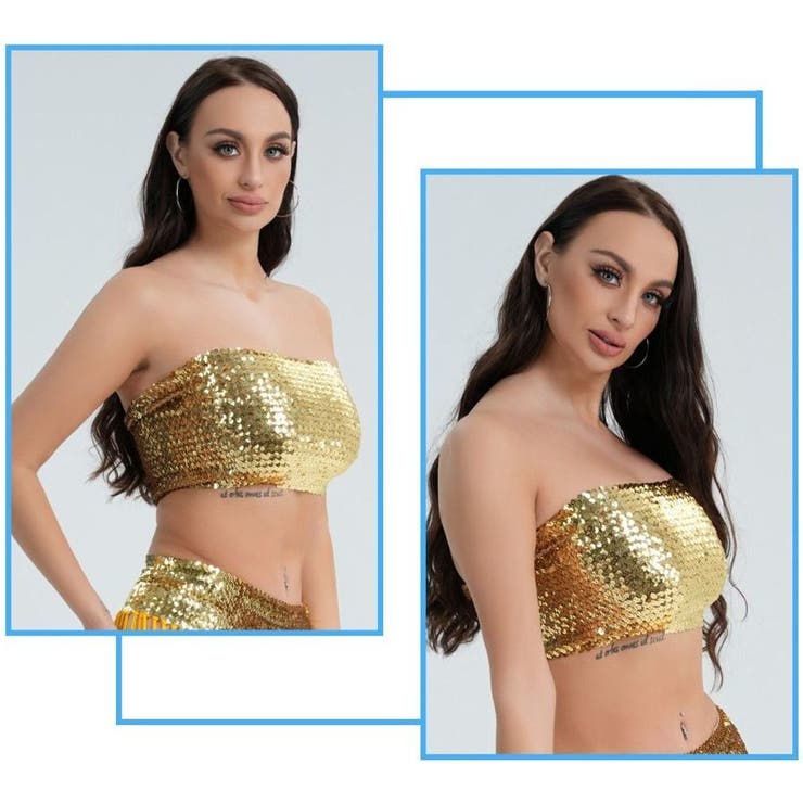 ダンス衣装 チューブトップ 女性用 | PlusNao | 詳細画像4 