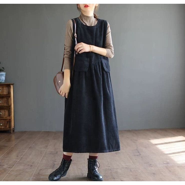 ジャンパースカート レディース 大きいサイズ | PlusNao | 詳細画像4 