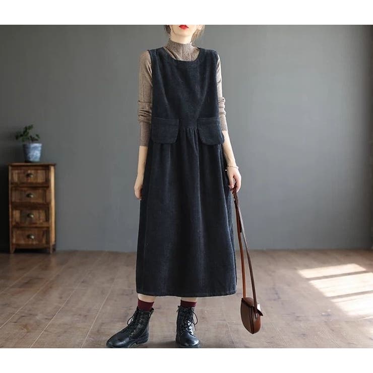 ジャンパースカート レディース 大きいサイズ | PlusNao | 詳細画像5 