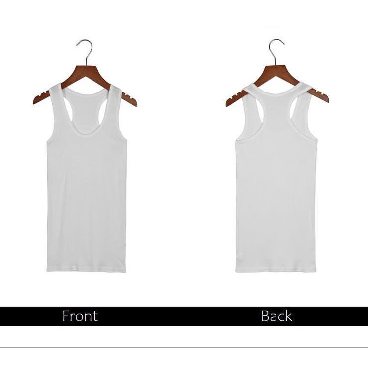 タンクトップ Uネック レーサーバック | PlusNao | 詳細画像13 