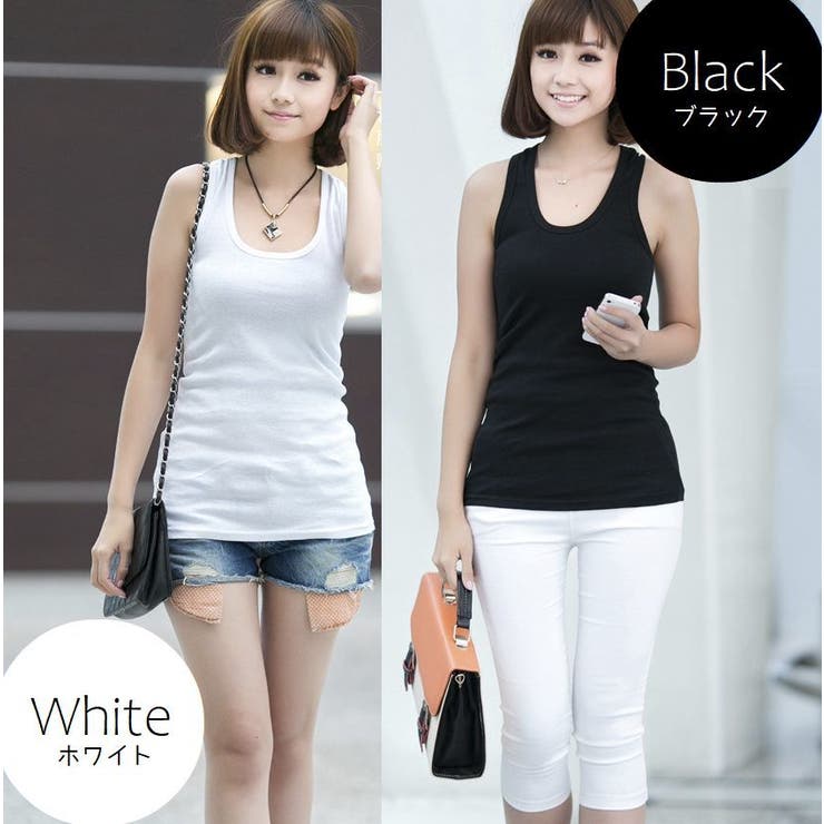 タンクトップ Uネック レーサーバック | PlusNao | 詳細画像3 
