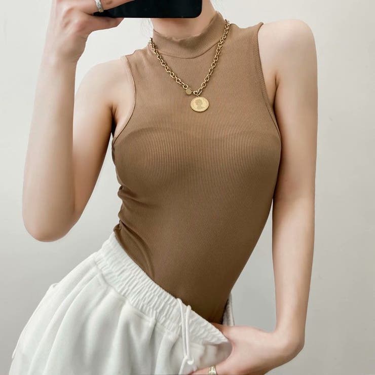 Misbhv＞＞＞ロゴ ディテール ノースリーブ ボディスーツ Misbhv》 ミスビヘイブ ボディスーツ Bodysuit 送料関税込