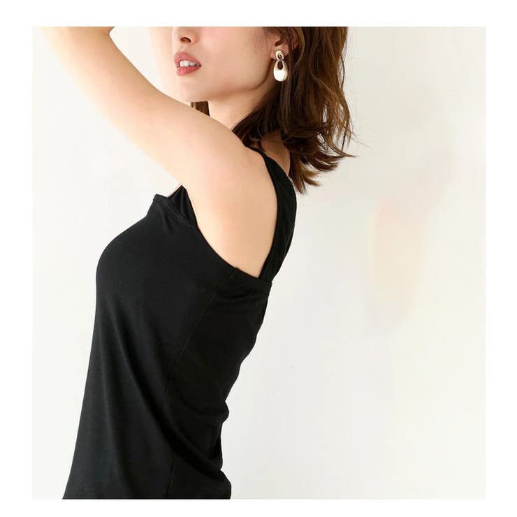 タンクトップ ブラ紐隠し トップス | PlusNao | 詳細画像7 