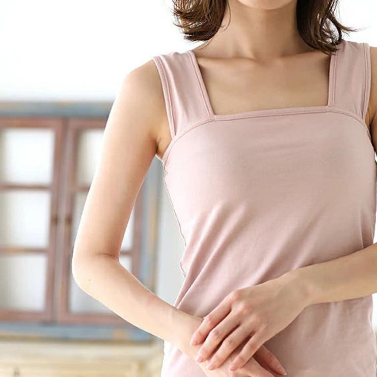 タンクトップ ブラ紐隠し トップス | PlusNao | 詳細画像9 