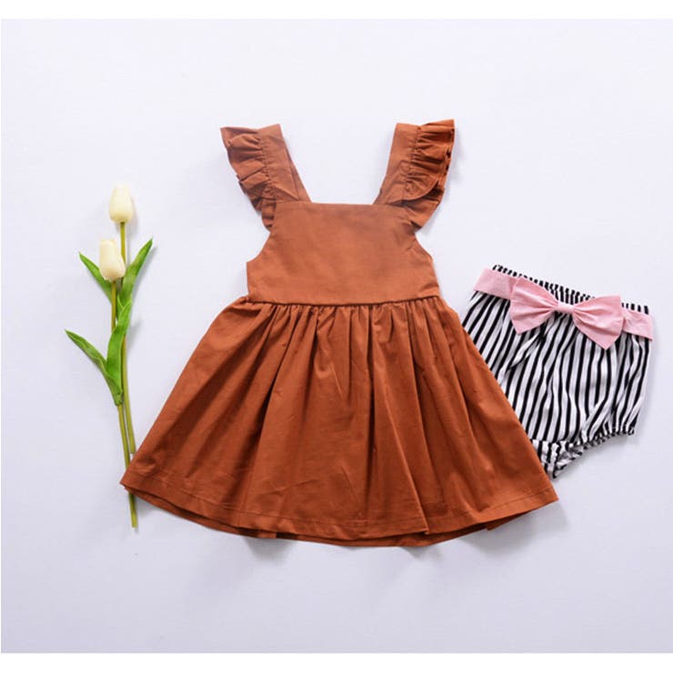 キッズワンピース ベビーワンピース バックリボン 品番 Fq Plusnao プラスナオ のキッズファッション通販 Shoplist ショップリスト