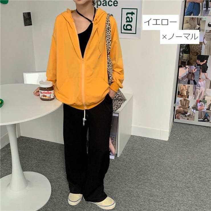 パーカー ジップアップ レディース | PlusNao | 詳細画像10 