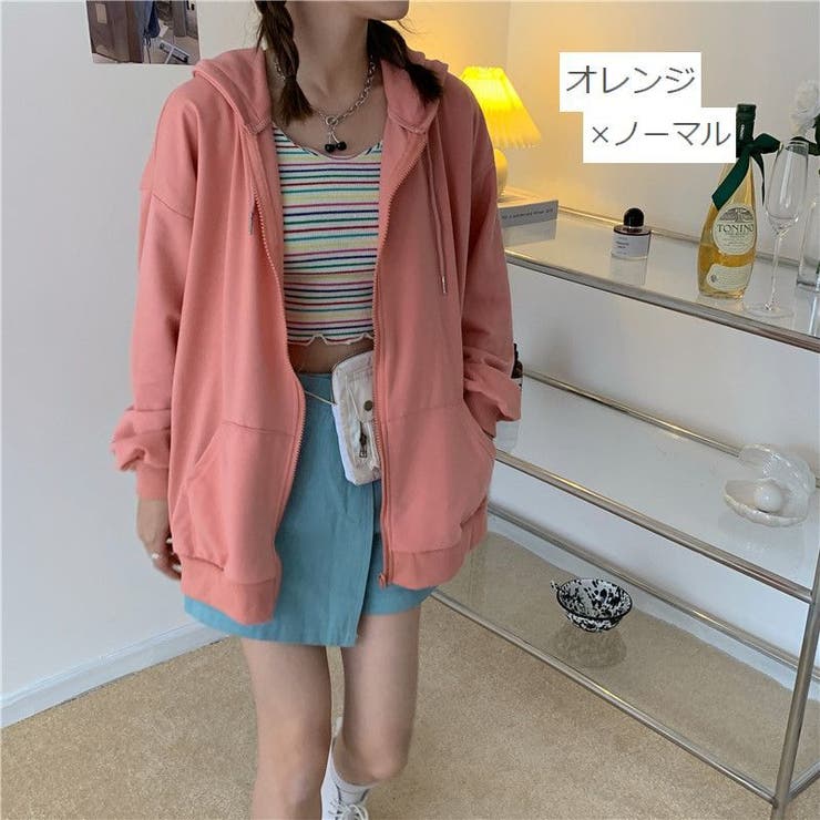 パーカー ジップアップ レディース | PlusNao | 詳細画像11 