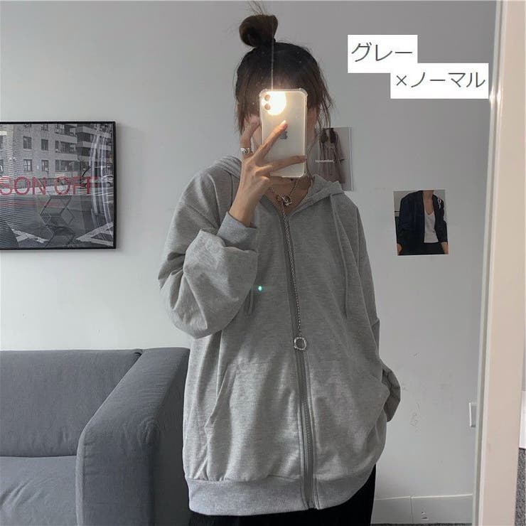 パーカー ジップアップ レディース | PlusNao | 詳細画像13 