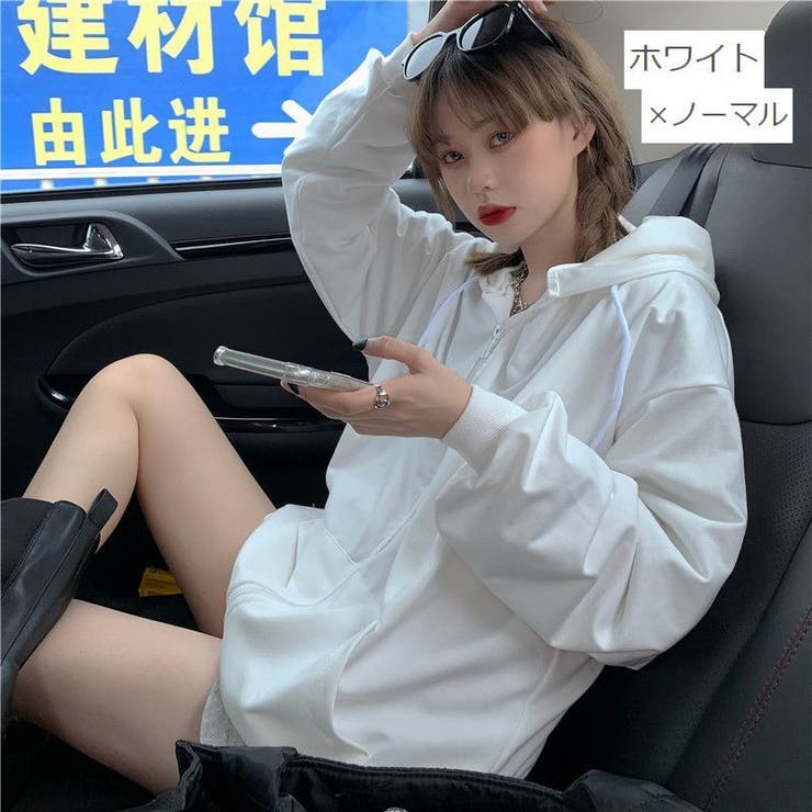 パーカー ジップアップ レディース | PlusNao | 詳細画像14 