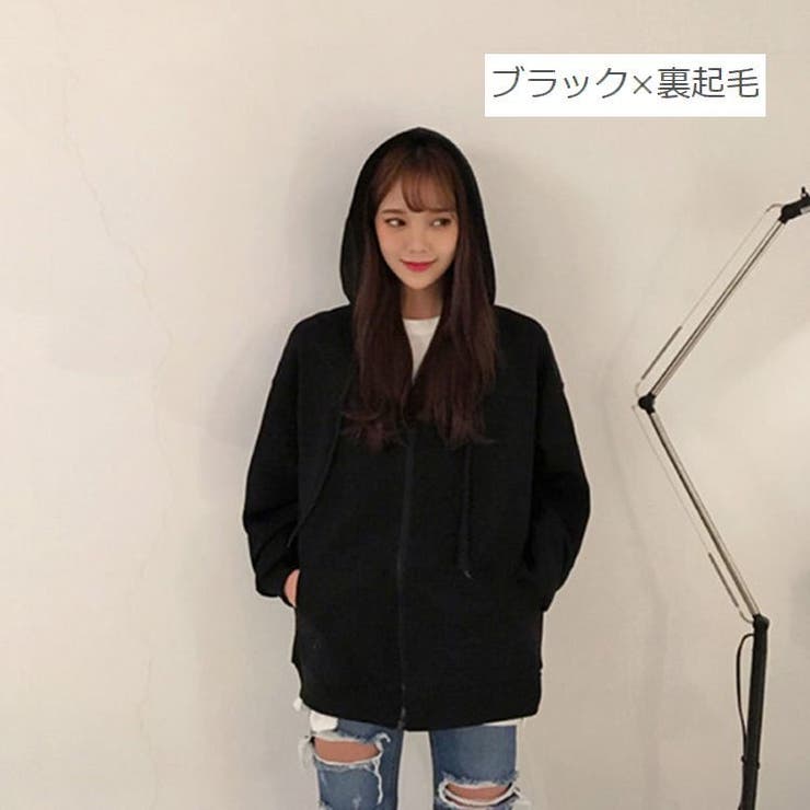 パーカー ジップアップ レディース | PlusNao | 詳細画像15 