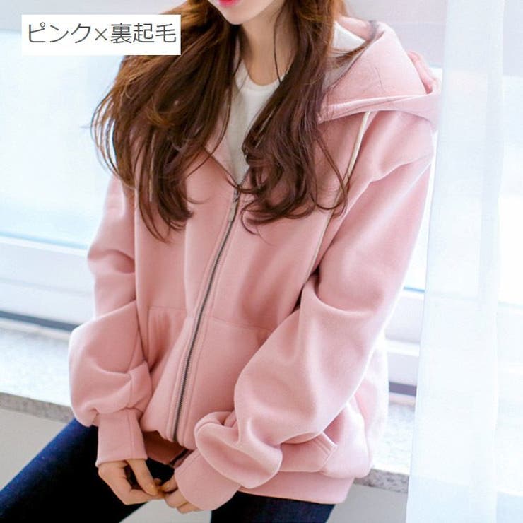 パーカー ジップアップ レディース | PlusNao | 詳細画像18 