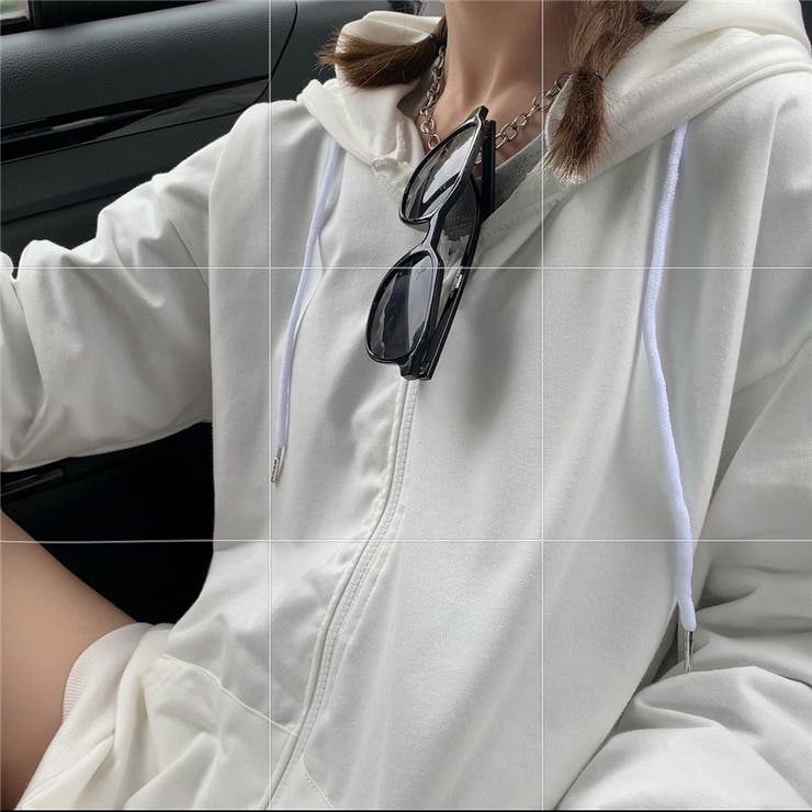 パーカー ジップアップ レディース | PlusNao | 詳細画像4 