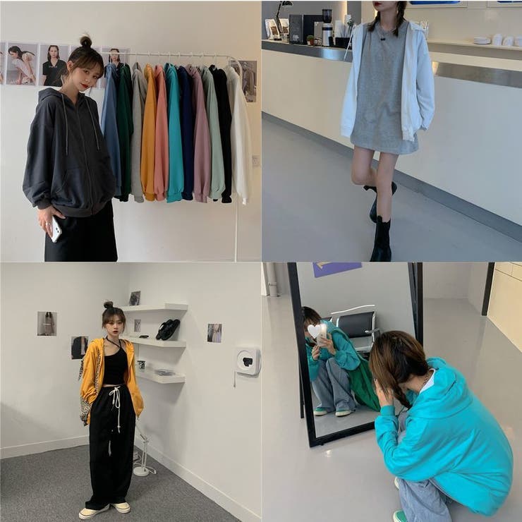 パーカー ジップアップ レディース | PlusNao | 詳細画像7 