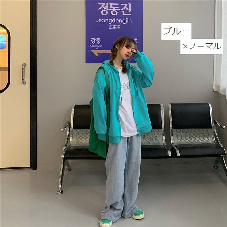 パーカー ジップアップ レディース | PlusNao | 詳細画像9 