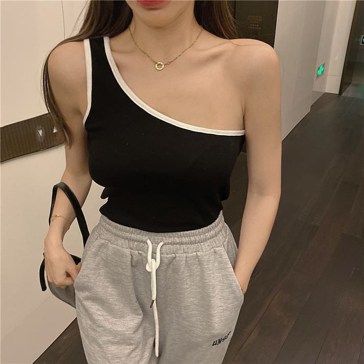 変形タンクトップ カットソー レディース | PlusNao | 詳細画像6 