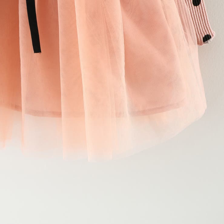 ふんわりチュール切り替えワンピース 長袖 女児 | PlusNao | 詳細画像8 