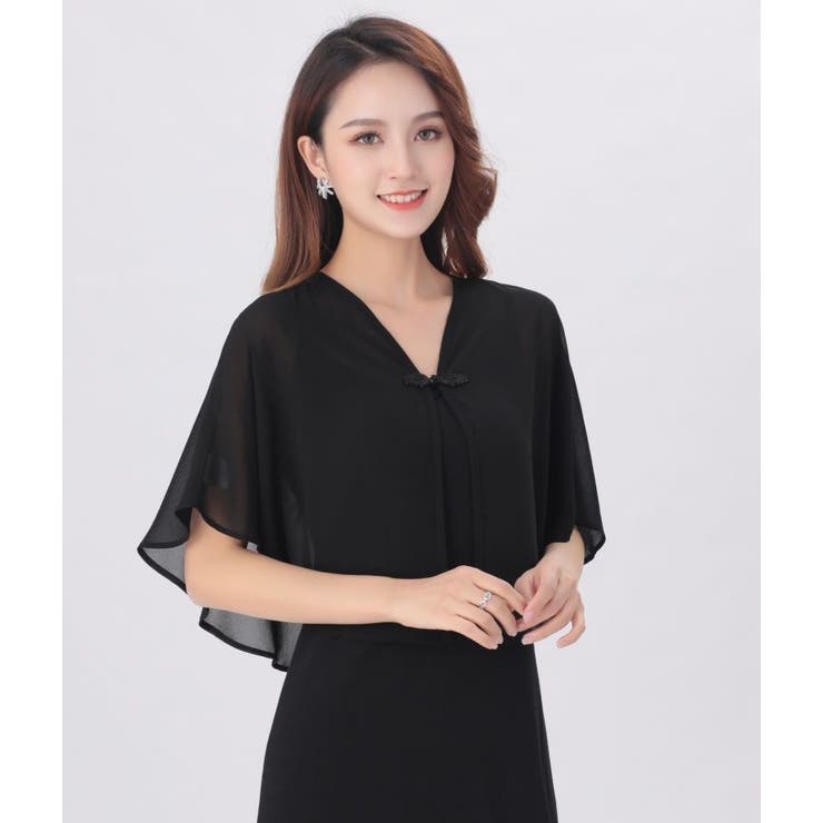 シフォンカーディガン ショール ボレロ | PlusNao | 詳細画像11 