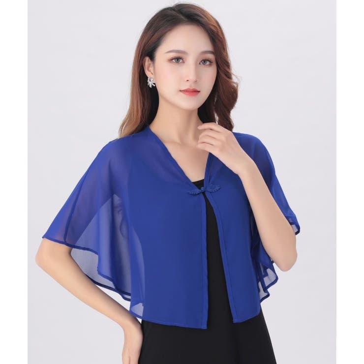 シフォンカーディガン ショール ボレロ | PlusNao | 詳細画像14 