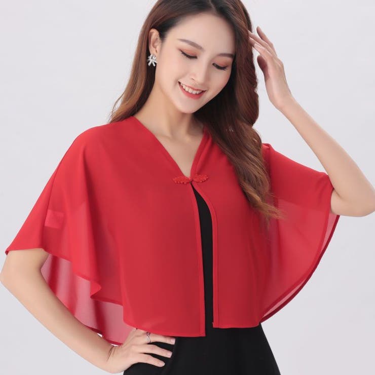 シフォンカーディガン ショール ボレロ | PlusNao | 詳細画像5 