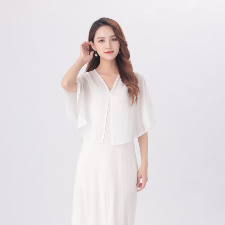 シフォンカーディガン ショール ボレロ | PlusNao | 詳細画像7 