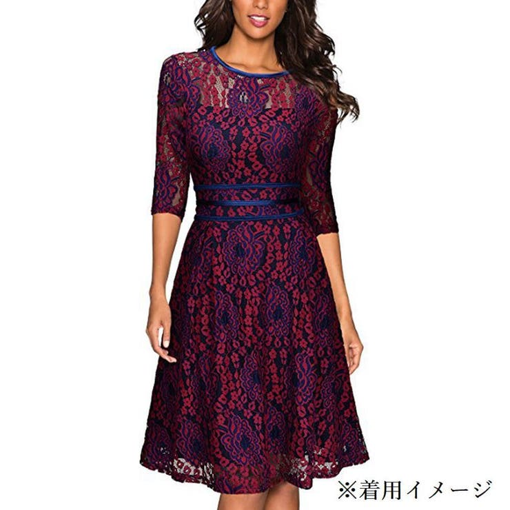 ワンピース 五分袖 レディース | PlusNao | 詳細画像2 