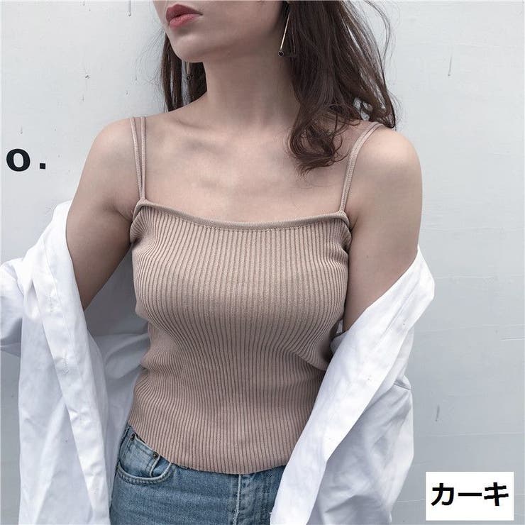 キャミソール リブニット レディース | PlusNao | 詳細画像12 