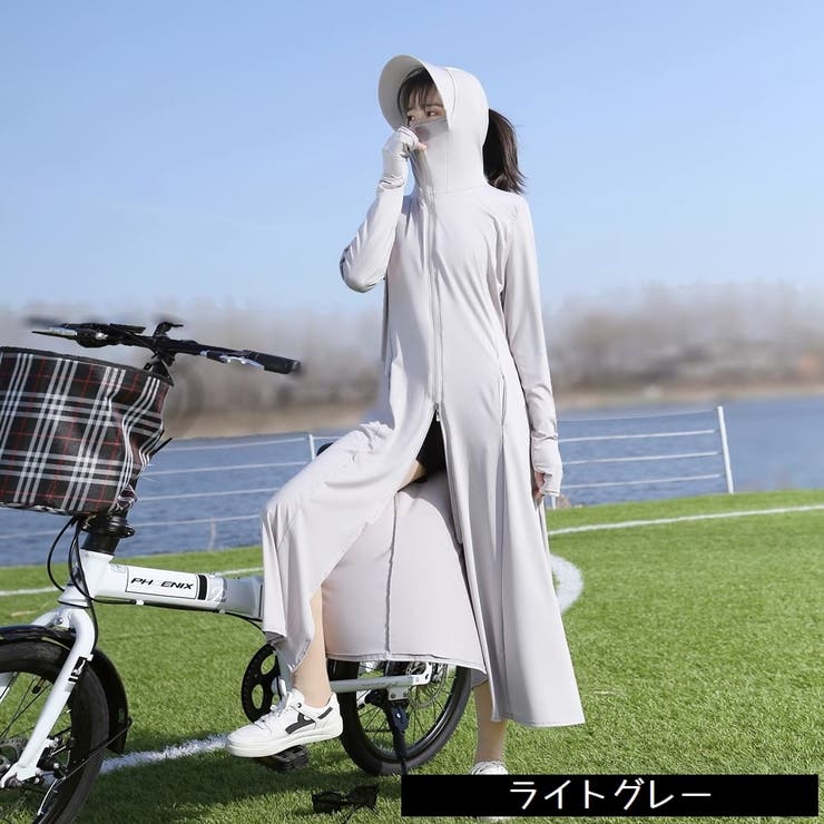 ラッシュガード ラッシュガードパーカー 超ロング丈 | PlusNao | 詳細画像10 