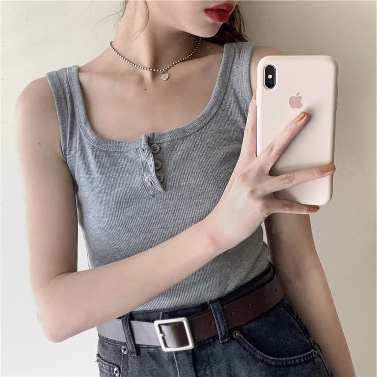 タンクトップ ノースリーブ レディース | PlusNao | 詳細画像10 