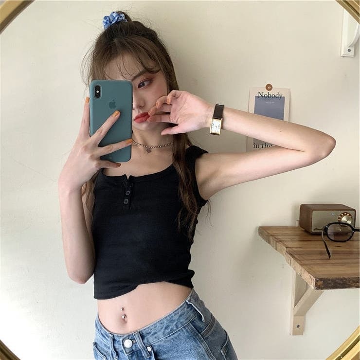 タンクトップ ノースリーブ レディース | PlusNao | 詳細画像5 