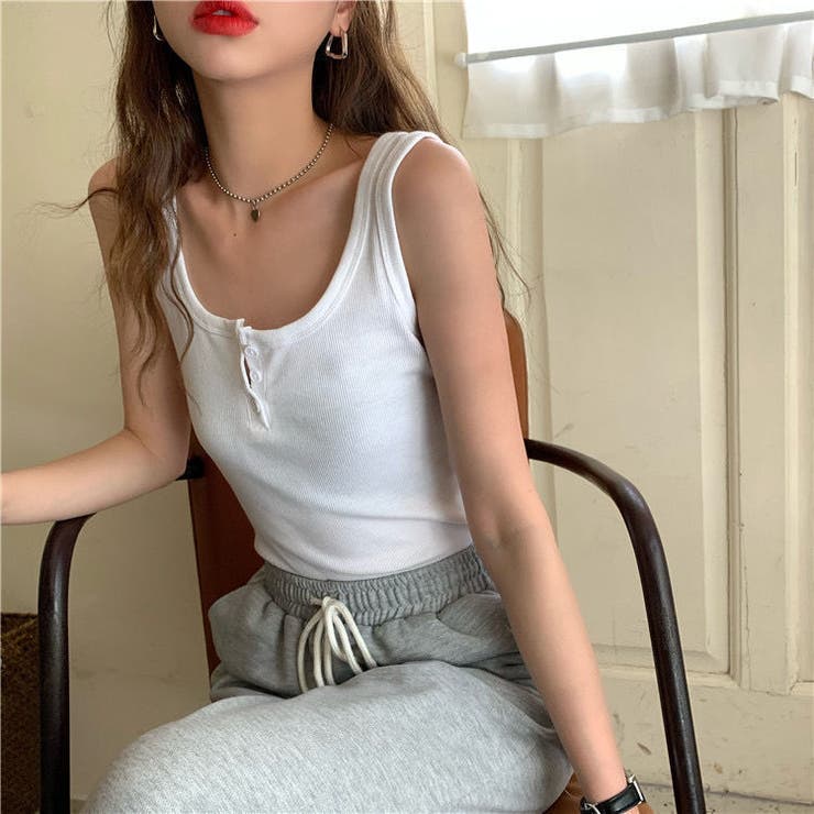 タンクトップ ノースリーブ レディース | PlusNao | 詳細画像6 