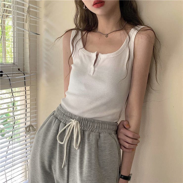 タンクトップ ノースリーブ レディース | PlusNao | 詳細画像9 