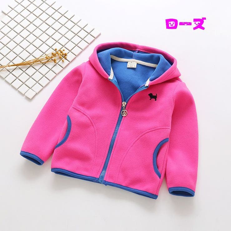 ジップアップパーカー フリース トップス | PlusNao | 詳細画像7 