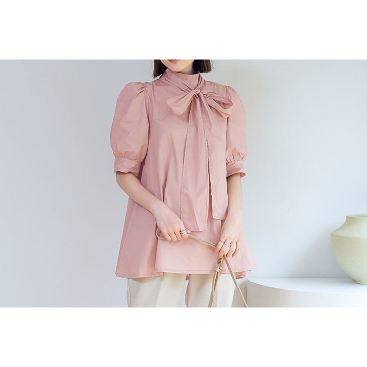 チュニック 5分袖 トップス[品番：FQ000261895]｜PlusNao（プラスナオ