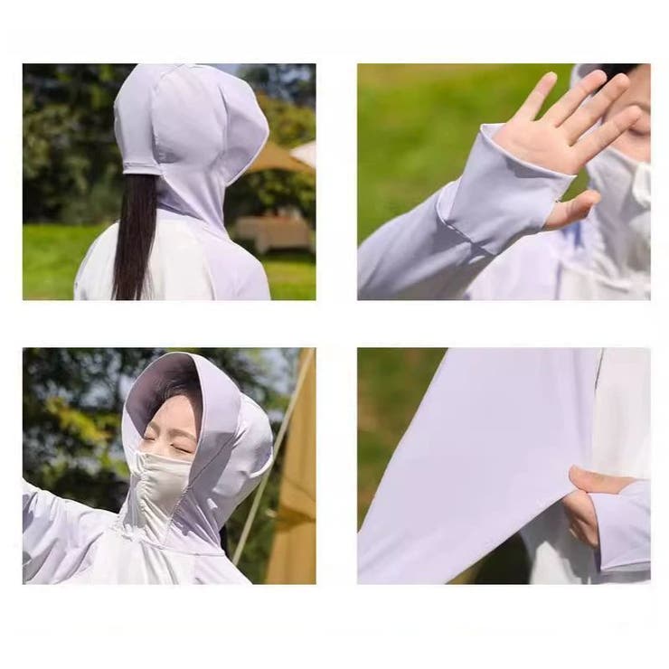 ラッシュガード フェイスカバー付き 長袖 | PlusNao | 詳細画像11 